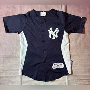 Majestic Cool Base MLB NY Yankees Alex Rodriguez #13 Baseball Jersey Youth Med